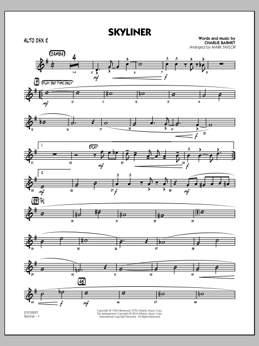 Produktgalerie: Seite 1 von 1 Skyliner - Alto Sax 2, 