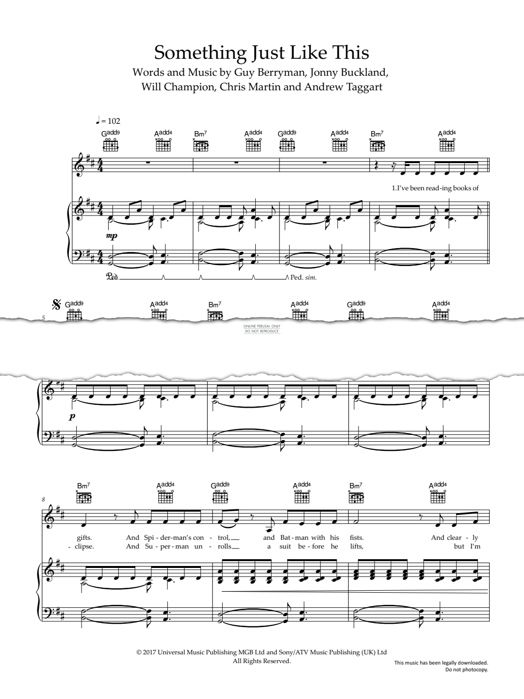 Produktbild zu: Something Just Like This