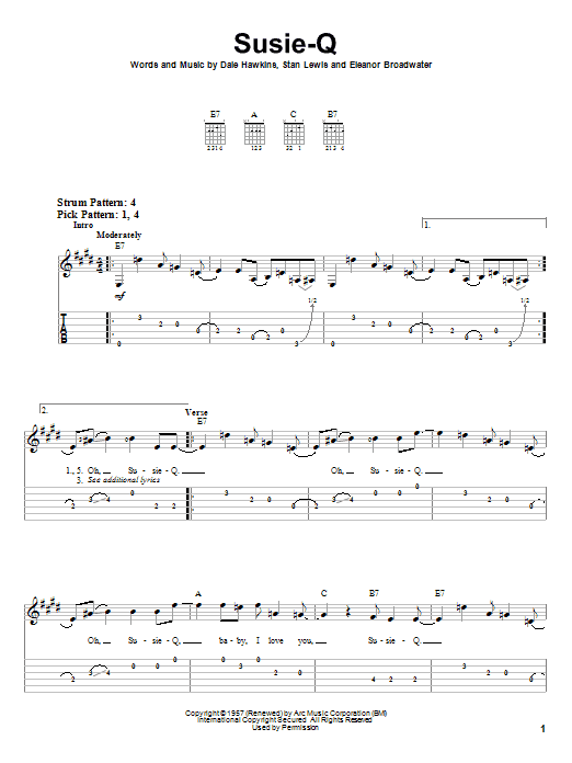 Produktbild zu:  Susie-Q - Creedence Clearwater Revival