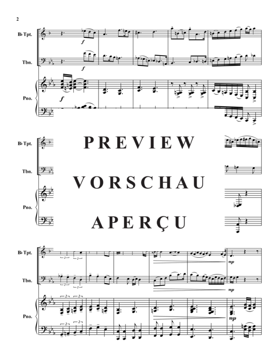 Product gallery: Page 3 of 21 Three Moods , , (trumpet, trombone + piano)