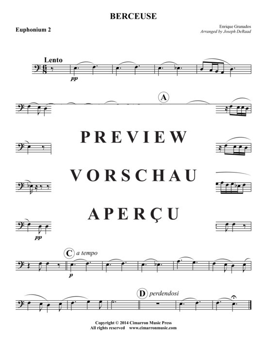 gallery: Berceuse , , (2x Bariton, 2x Tuba)