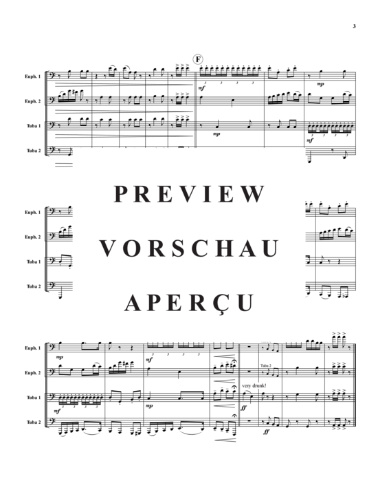 Product gallery: Page 4 of 10 What Would You Do With a Drunken Tuba Quartet? , , (Tuba Quartet: 2x Baritone, 2xTuba)