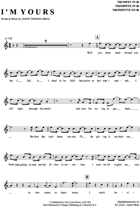 Produktbild zu: I´m yours Jason Mraz