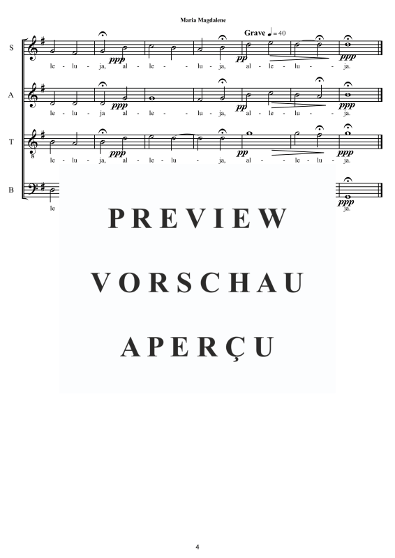 Produktgalerie: Seite 5 von 9 Maria Magdalene, , Gemischter Chor