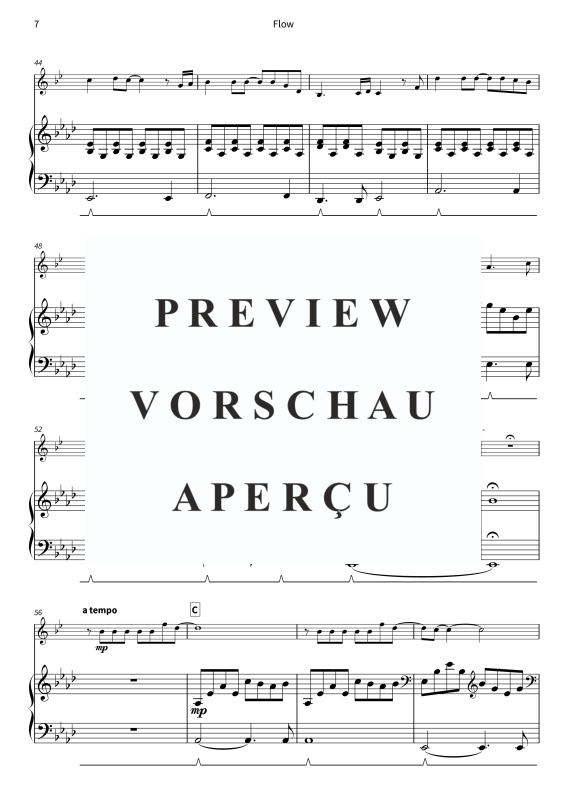 gallery: Flow - Gentle Melodies for Weddings, Church, and Other Occasions, , Trompete in B und Klavier