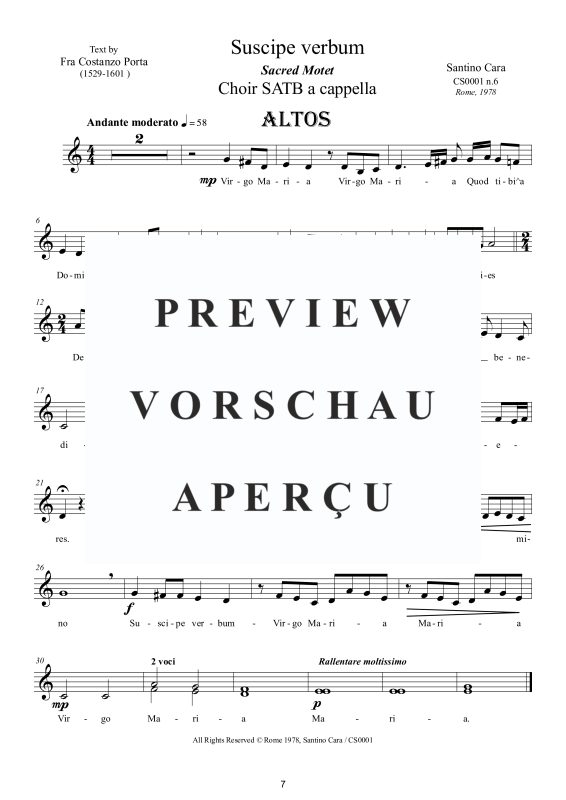 Produktgalerie: Seite 8 von 10 Suscipe verbum - Geistliche Motette, , Gemischter Chor