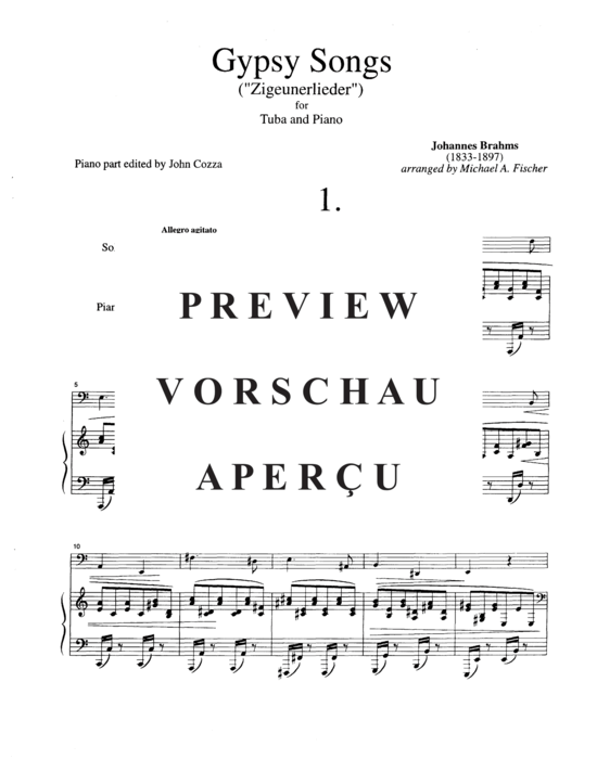 Product gallery: Page 4 of 20 Gypsy Songs , , (tuba + piano)