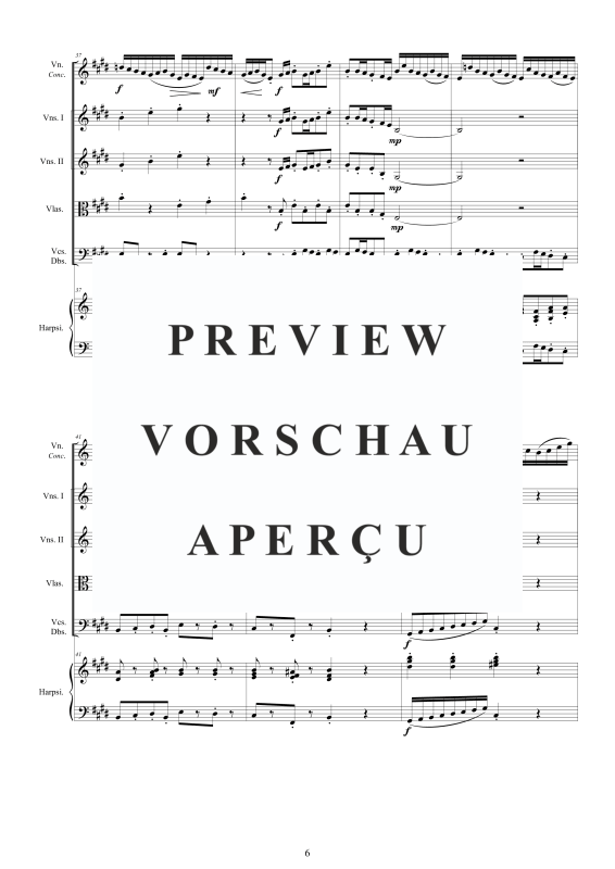 Product gallery: Page 7 of 11 Violin Concerto in E major BWV 1042, , Mixed Ensemble: Violin, Strings and Harpsichord Bc