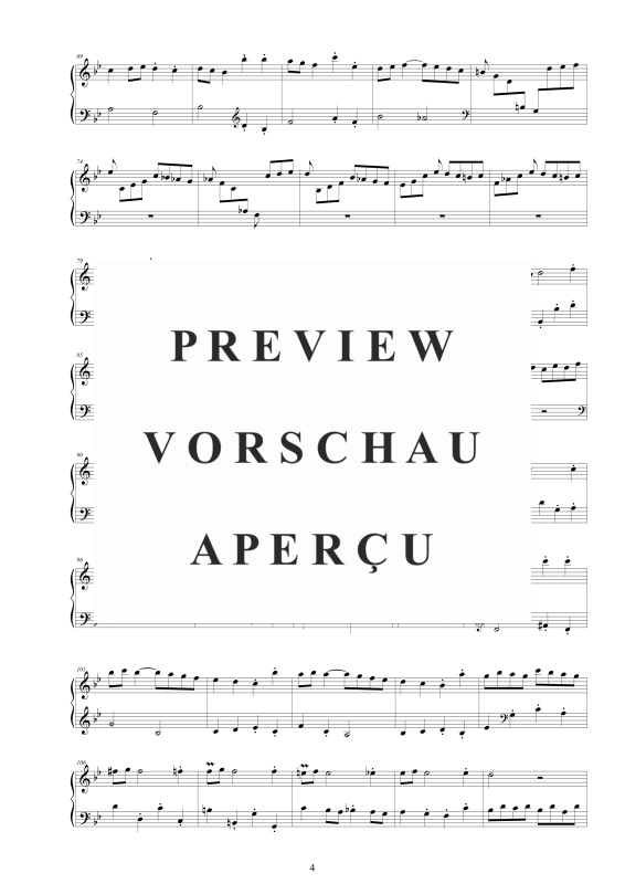 Produktgalerie: Seite 5 von 11 Cembalo Sonate Nr. 4 in G-Moll Op.1, , Cembalo/Klavier Solo