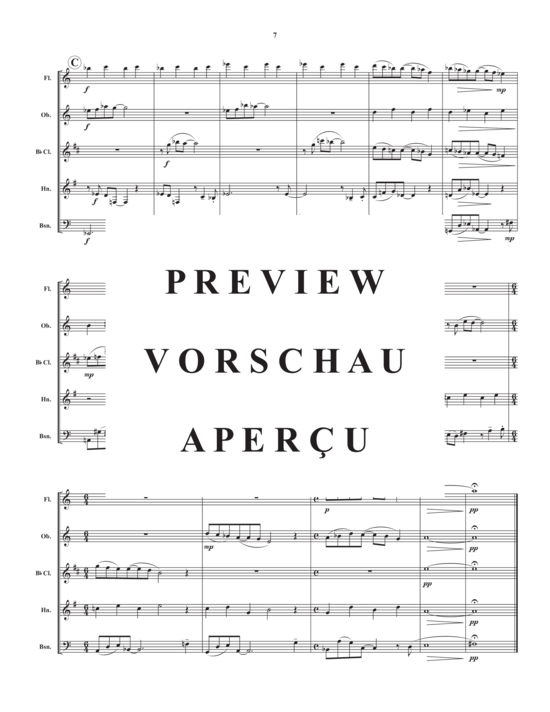 Product gallery: Page 9 of 21 Drei Inventionen , , (Woodwind Quartet)