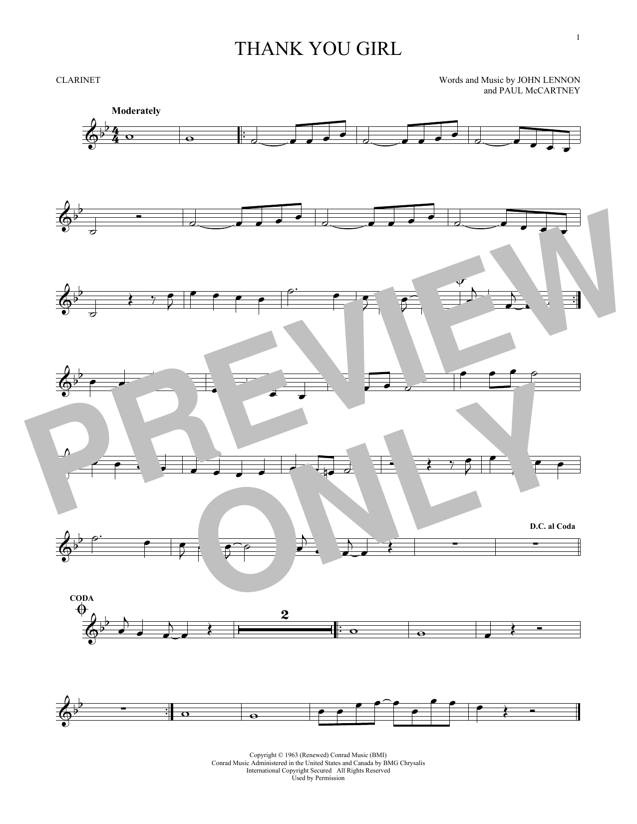 Product gallery: Page 1 of 1 Thank You Girl, The Beatles