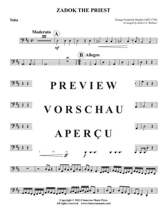 gallery: Zadok the Priest , , (Blechbläser-Quintett + Orgel)