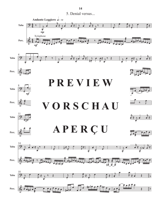 Product gallery: Page 16 of 21 Moral Dilemmas , , (Duet for tuba + percussion)