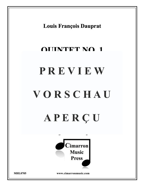 Produktgalerie: Seite 2 von 11 Quintett No. 1, , Gemischtes Ensemble Horn und Streicher Quartett - Einzelstimmen