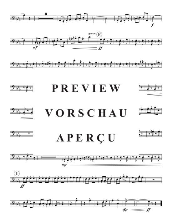 Produktgalerie: Seite 21 von 21 Jeux d'Enfants Suite, 4 Sätze , , (Posaunen-Quartett) 
