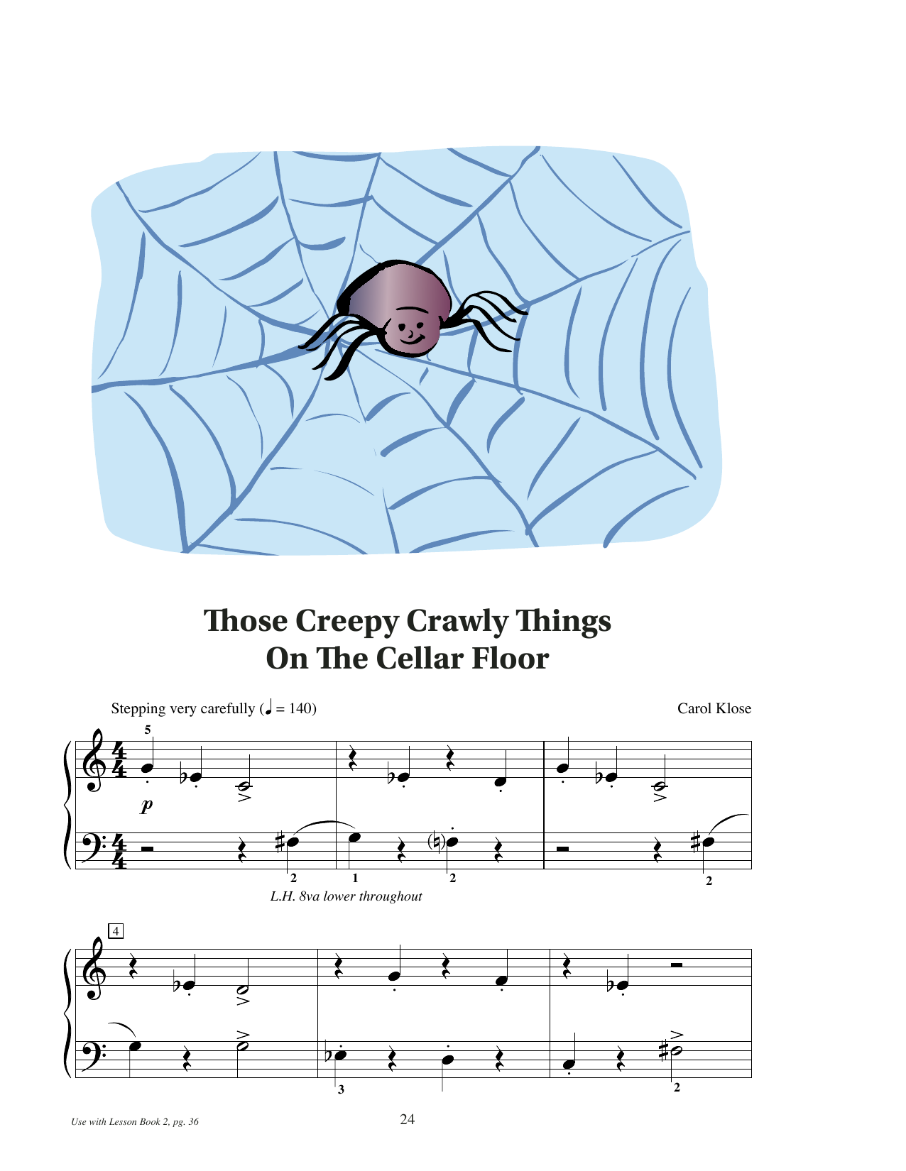 Produktgalerie: Seite 1 von 1 Those Creepy Crawly Things On The Cellar Floor, Carol Klose, Klavier