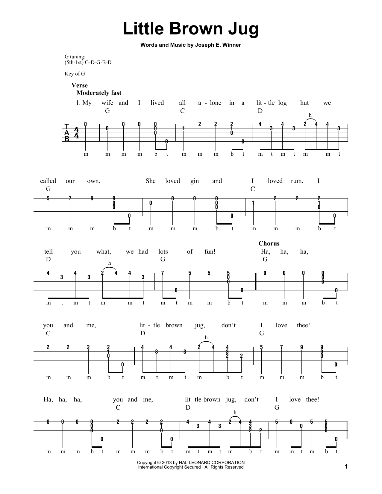 Produktgalerie: Seite 1 von 1 Little Brown Jug, Michael Miles, Banjo
