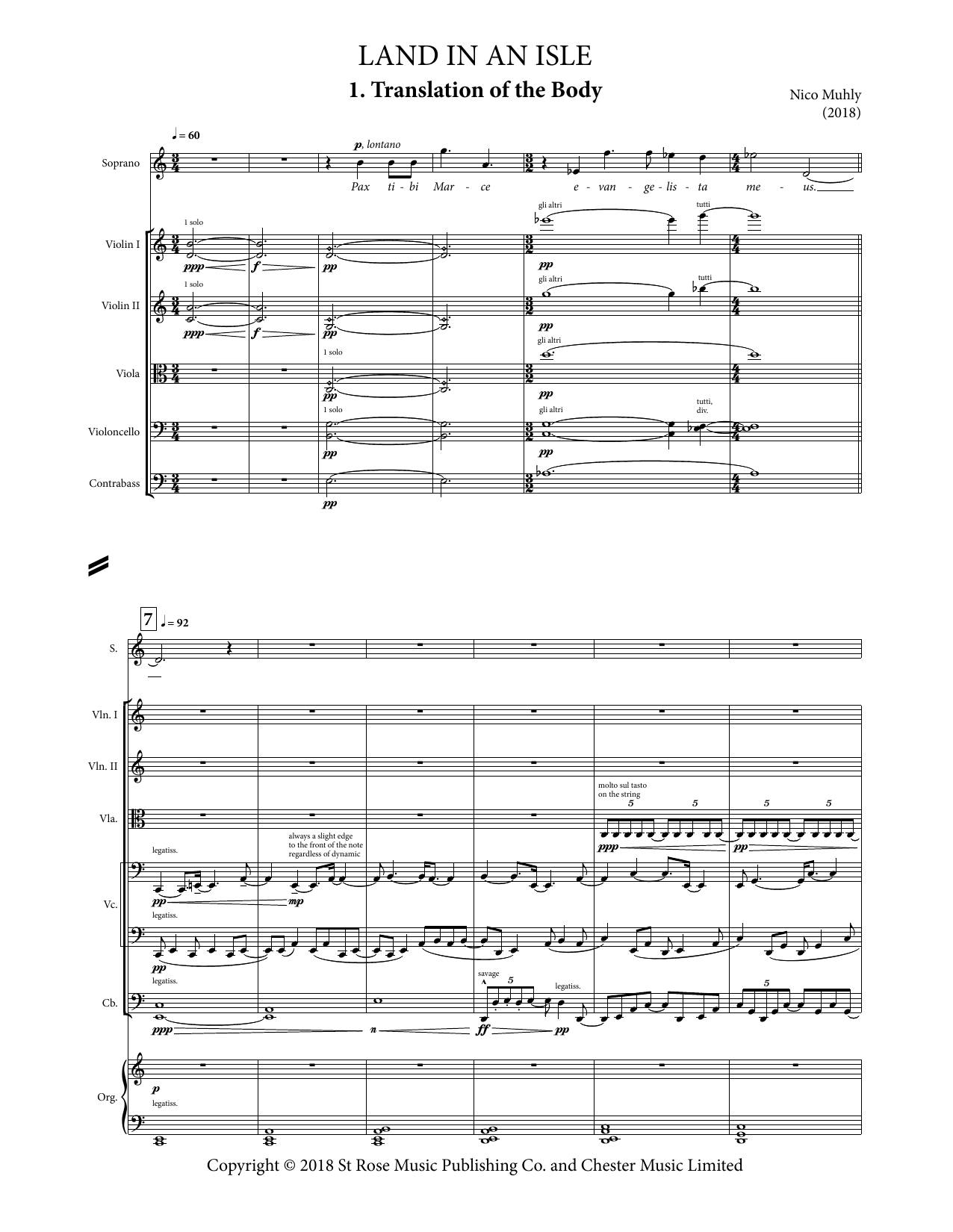 Produktgalerie: Seite 1 von 1 Land In An Isle (Score), Nico Muhly, Percussion