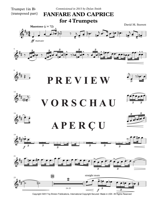 Produktgalerie: Seite 19 von 21 Fanfare and Caprice , , (4 Trompeten)