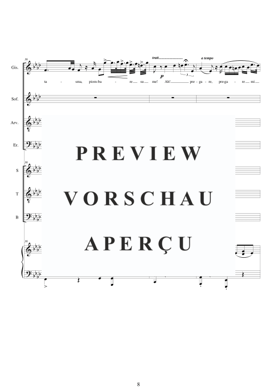 Produktgalerie: Seite 9 von 11 I Lombardi - (Act 2-VII-VIII-IX) Se vano è il pregare, , Gemischter Chor STB Soli und Klavier