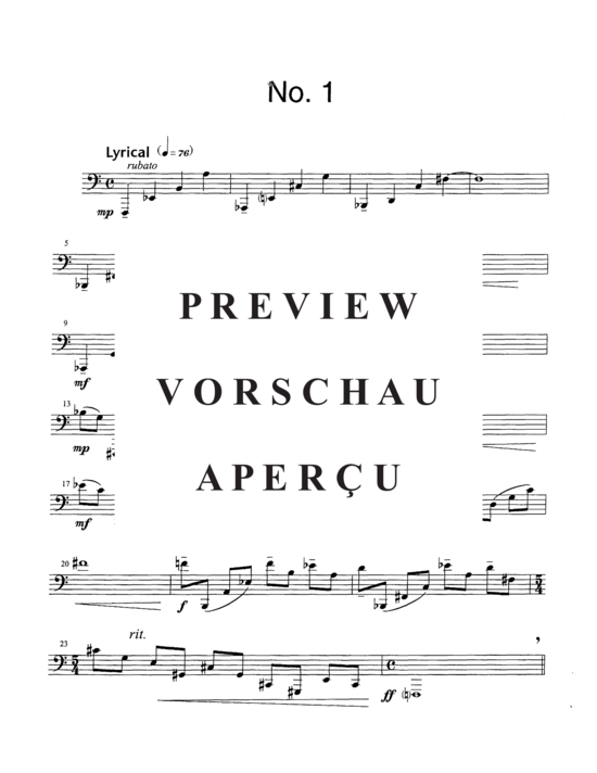 Product gallery: Page 4 of 9 Three Etudes , , (Tuba Solo)