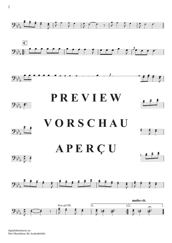 gallery: Drei Haselnüsse Für Aschenbrödel , Svoboda, Karel, (Posaune / Bariton)