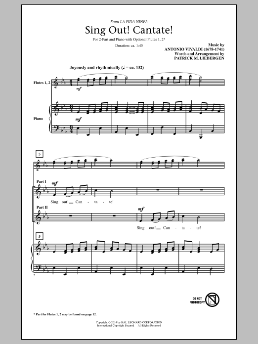 Product picture to: Sing Out! Cantate!