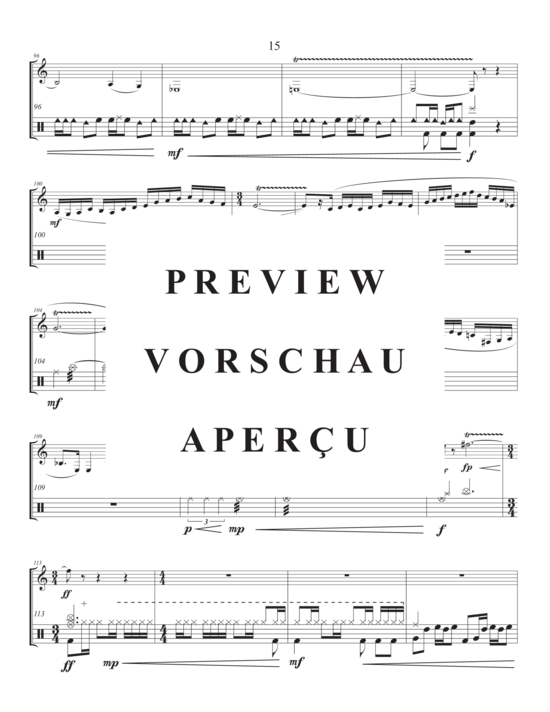 Product gallery: Page 19 of 21 Soundscapes (Saxophon (Es-Alt, das sich mit B-Tenor verdoppelt) , ,  and drums)