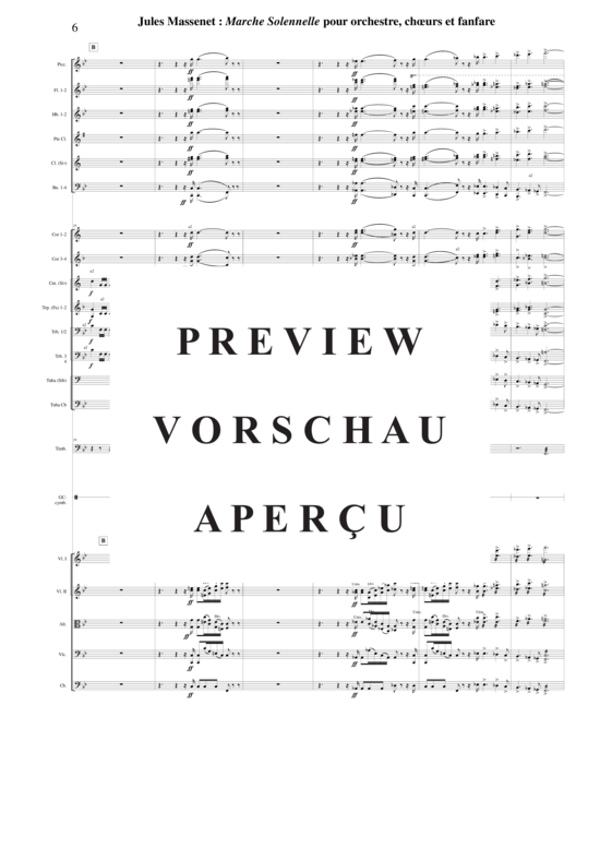 Product gallery: Page 15 of 35 Marche Solennelle for large orchestra, antihonal brass and SATB chorus , , (orchestra)