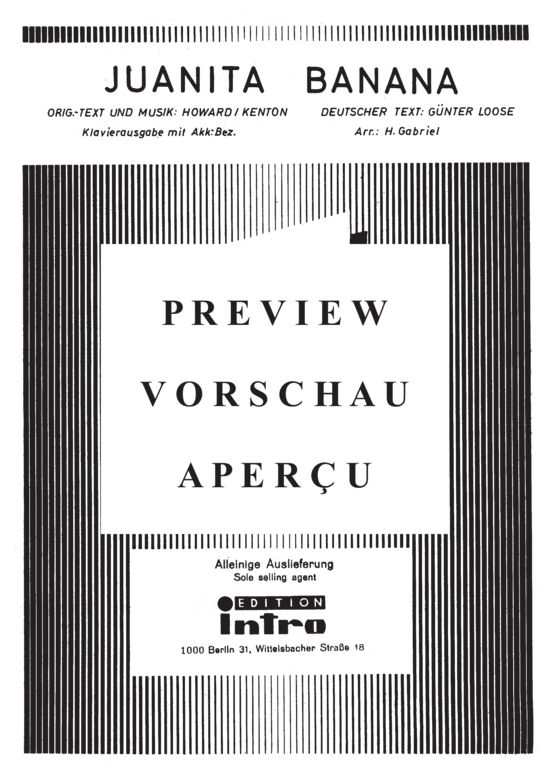Produktgalerie: Seite 2 von 4 Juanita Banana, 	Karat, Klavier und Gesang