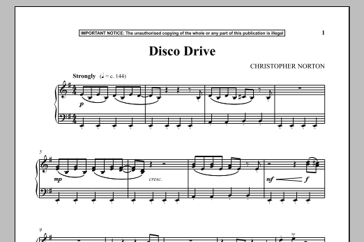 Product gallery: Page 1 of 1 Disco Drive, Christopher Norton