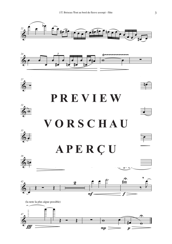 Product gallery: Page 10 of 10 Tout au bord du fleuve assoupi , , ( Duet for flute + marimba)
