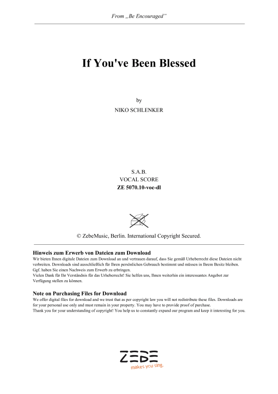 Produktbild zu: If You´ve Been Blessed