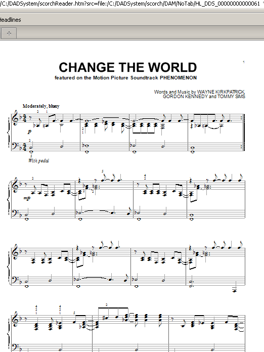 Product gallery: Page 1 of 1 Change The World, Eric Clapton