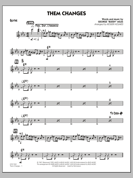 Produktgalerie: Seite 1 von 1 Them Changes - Guitar, 