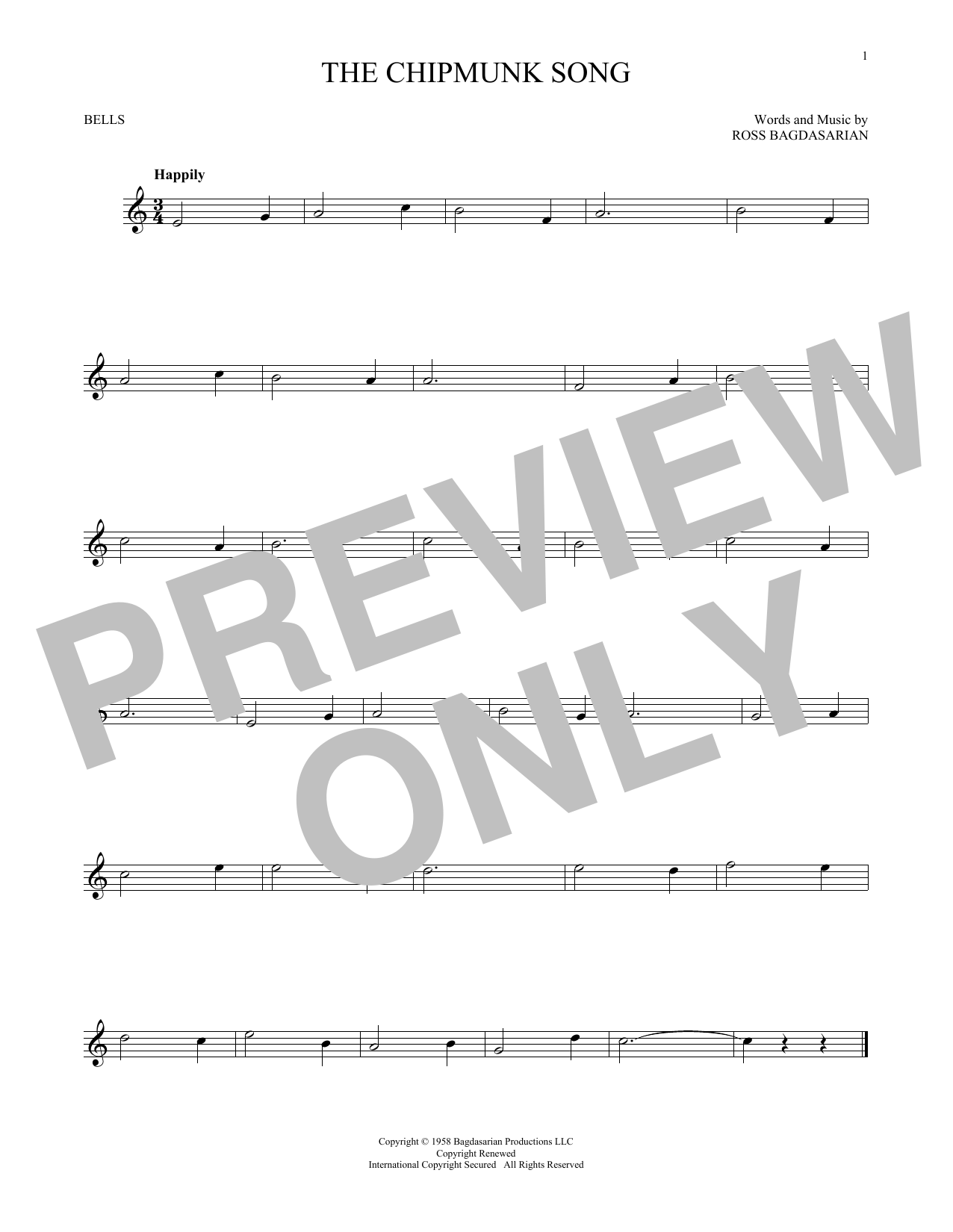 Produktgalerie: Seite 1 von 1 The Chipmunk Song, Alvin And The Chipmunks, Percussion