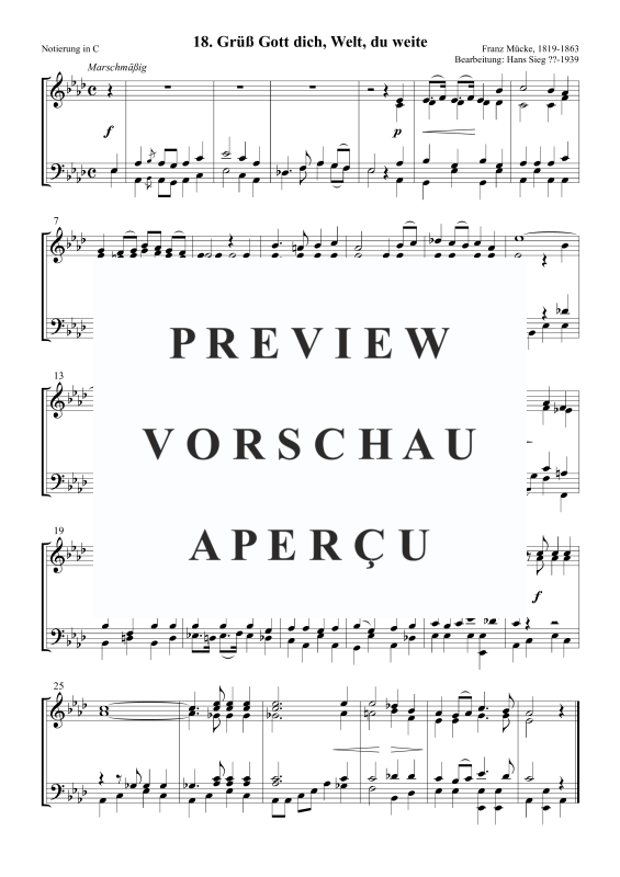 Product gallery: Page 2 of 3 Grüß Gott dich, Welt, du weite, , Trombone Choir