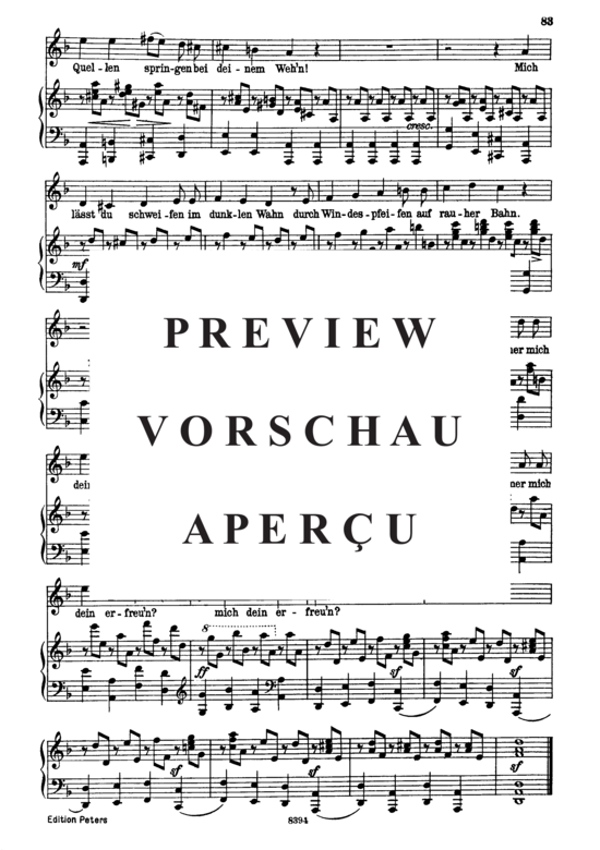 Product gallery: Page 5 of 5 Ueber Wildemann D.867, , High Voice and Piano