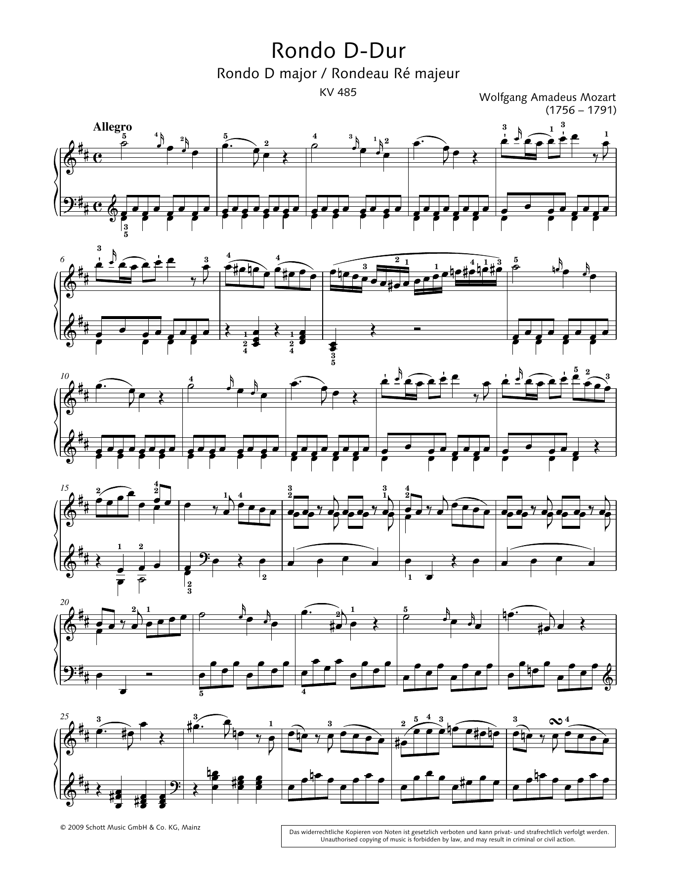 Product gallery: Page 1 of 1 Rondo In D, Hans-Gunter Heumann