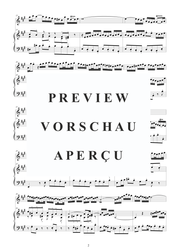 Produktgalerie: Seite 3 von 11 4 Flöten Sonaten BWV 1032-33-34-35, , Flöte und Cembalo