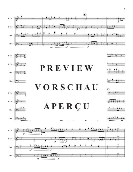 Produktgalerie: Seite 4 von 16 Zwei Canale Quartette , , (Blechbläser-Quartett)