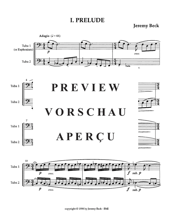 Produktgalerie: Seite 4 von 11 Prelude, Dance and Fanfare , , (Tuba Duett)