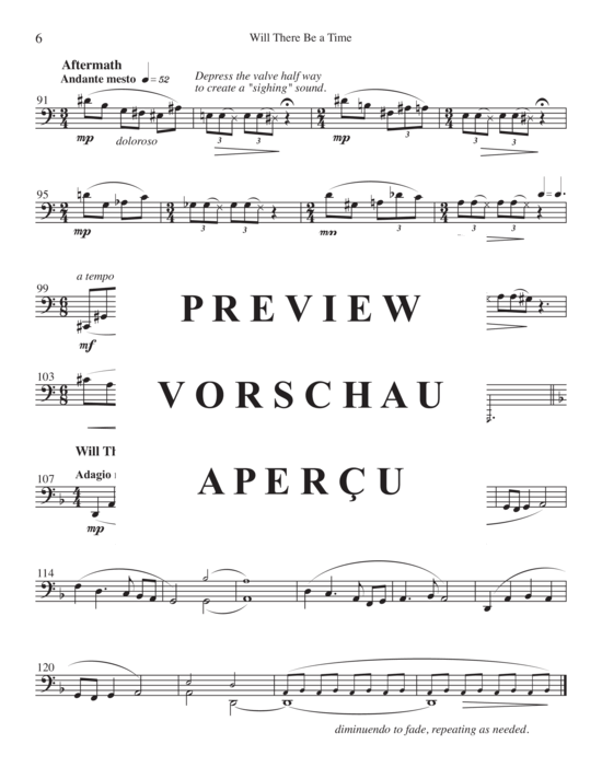 Product gallery: Page 8 of 8 Will There Be A Time , , (Tuba Solo)
