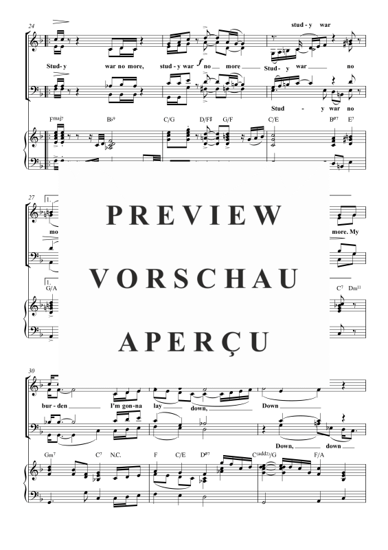 Produktgalerie: Seite 8 von 9 Study War No More, , Gemischter Chor und Klavier