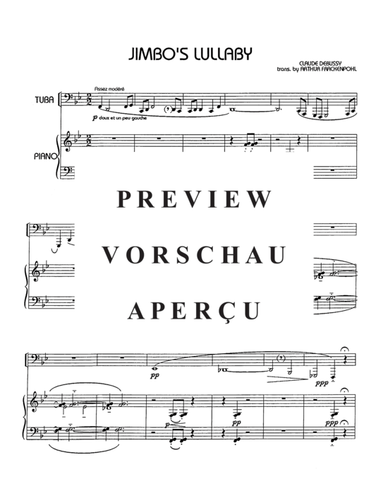 gallery: Two Pieces from Children´s Corner , , (Tuba + Klavier)