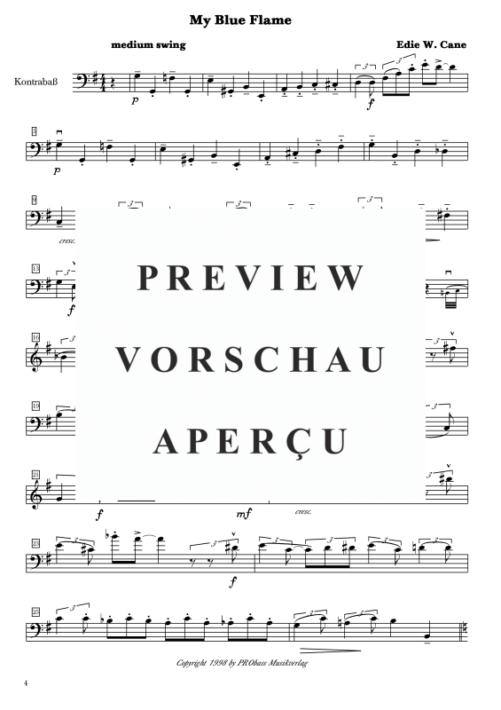 Produktgalerie: Seite 5 von 11 My Blue Flame, , Cello und Kontrabass