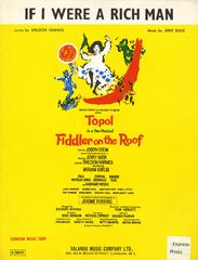 Produktbild zu: If I Were A Rich Man (from 'Fiddler On The Roof')