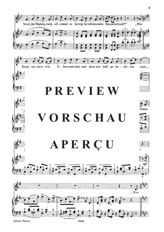 Product gallery: Page 3 of 5 Morgenlied D.685, , Medium Voice and Piano