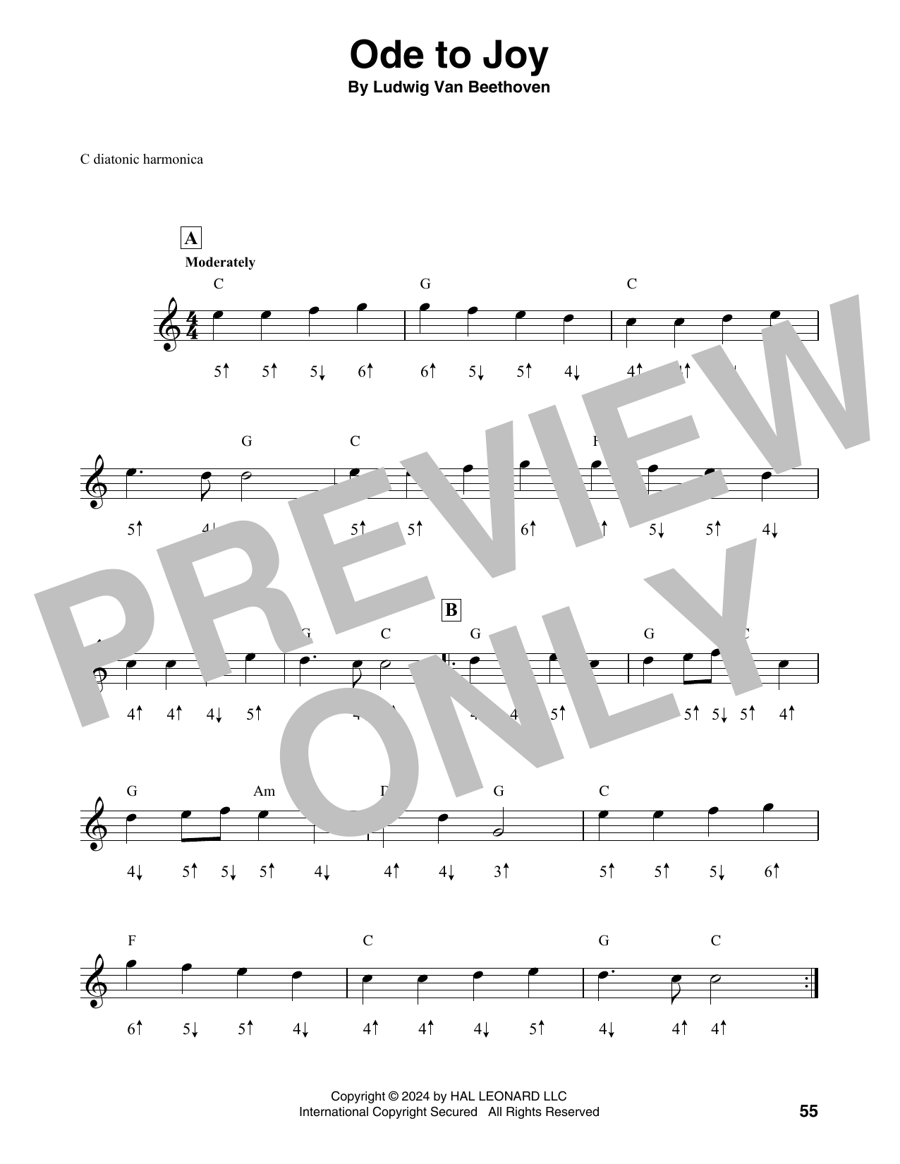 Product gallery: Page 1 of 1 Ode To Joy, Ludwig Van Beethoven