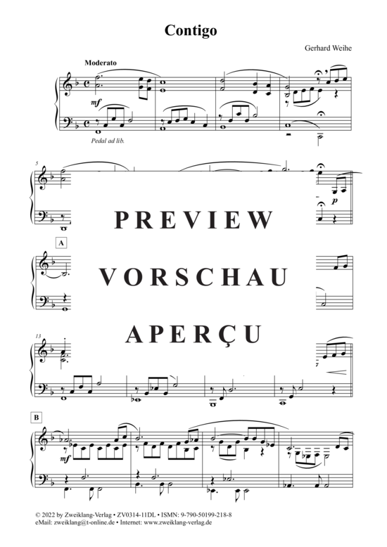 gallery: Contigo , Weihe, Gerhard, Klavier Solo